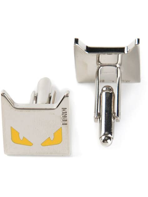 fendi monster cufflinks